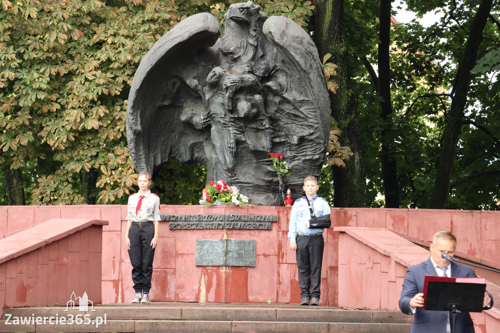 Obchody 82 rocznicy wybuchu II Wojny Światowej w Zawierciu