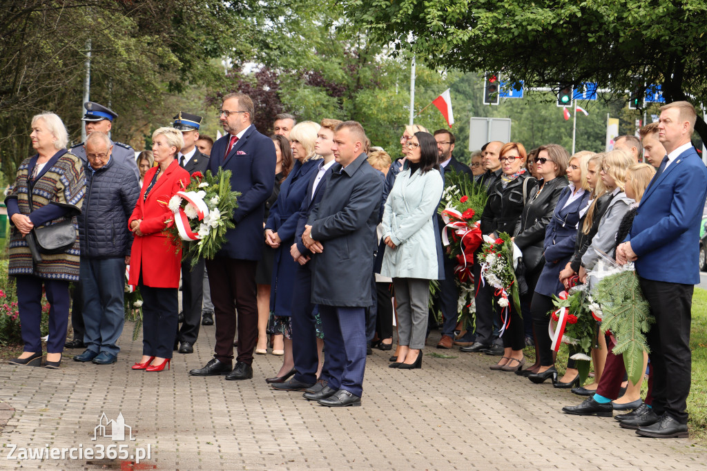 Obchody 82 rocznicy wybuchu II Wojny Światowej w Zawierciu