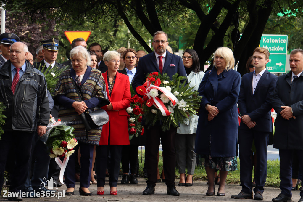 Obchody 82 rocznicy wybuchu II Wojny Światowej w Zawierciu