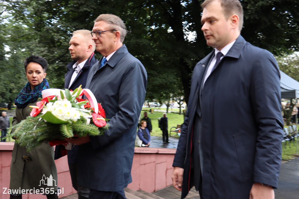 Obchody 82 rocznicy wybuchu II Wojny Światowej w Zawierciu