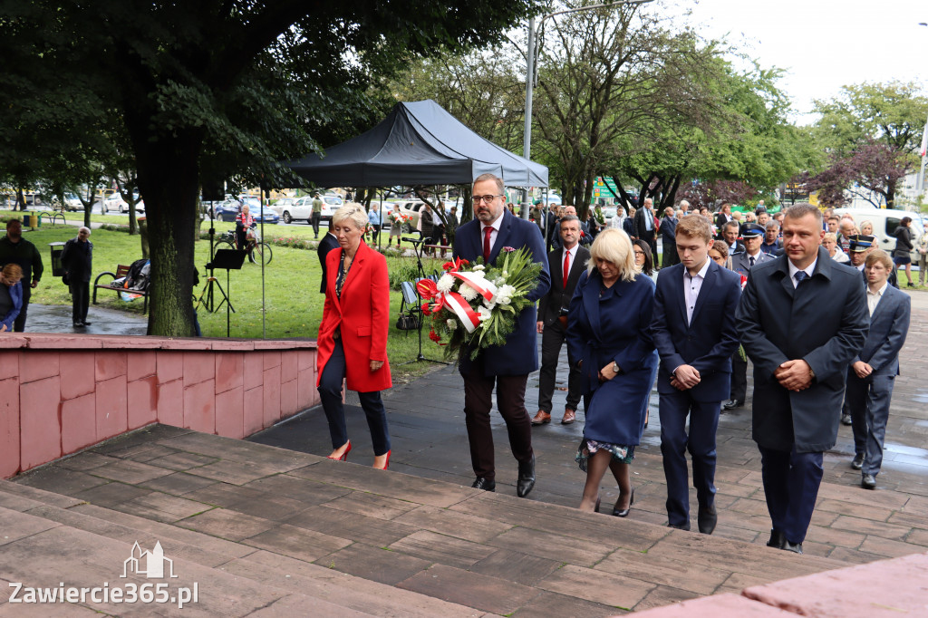 Obchody 82 rocznicy wybuchu II Wojny Światowej w Zawierciu