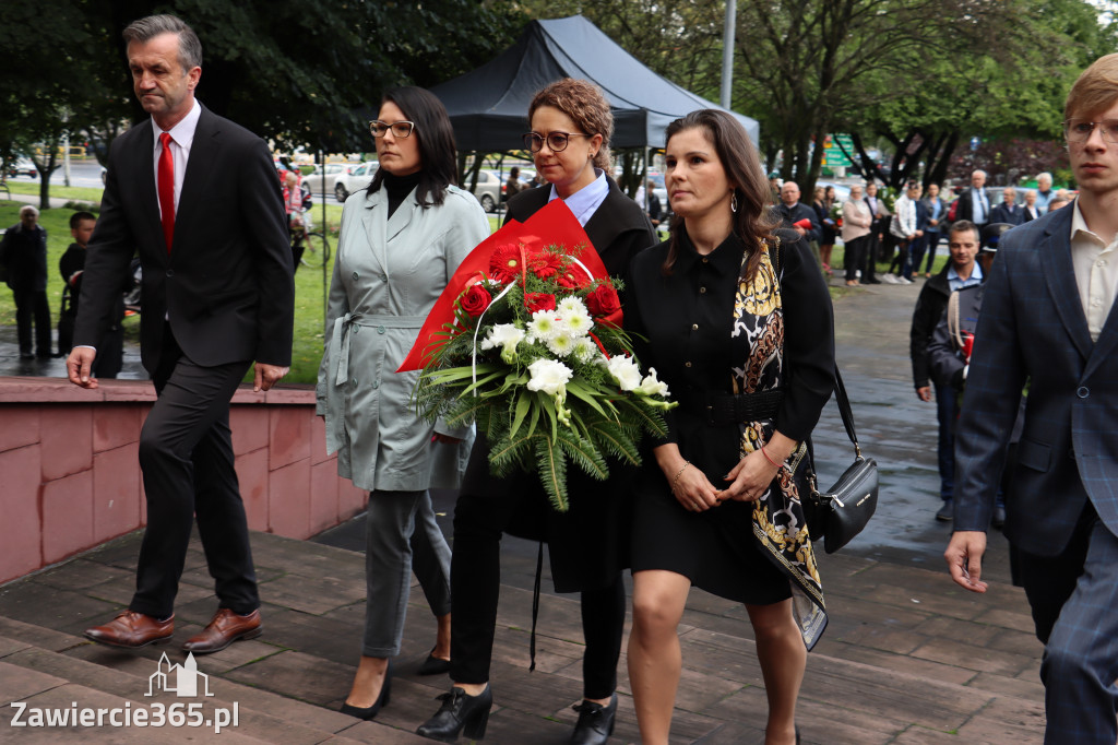 Obchody 82 rocznicy wybuchu II Wojny Światowej w Zawierciu