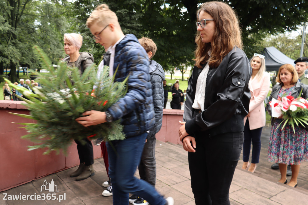Obchody 82 rocznicy wybuchu II Wojny Światowej w Zawierciu