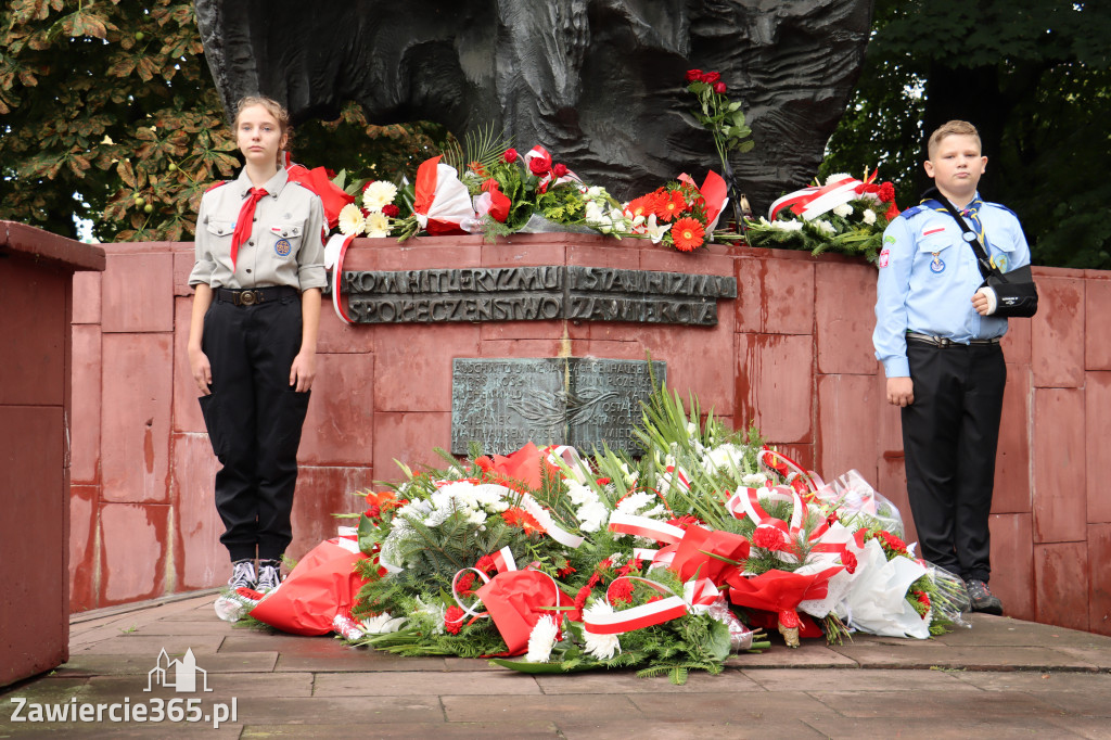 Obchody 82 rocznicy wybuchu II Wojny Światowej w Zawierciu