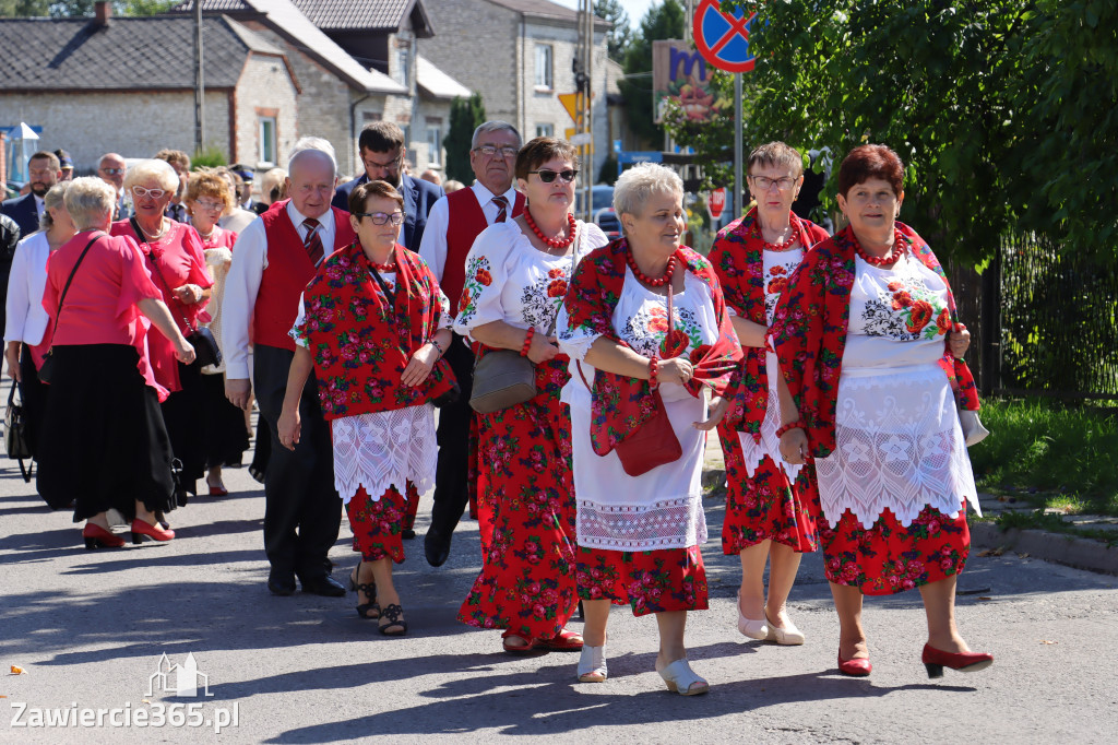 Europoseł Jadwiga Wiśniewska na Dożynkach w Przybynowie