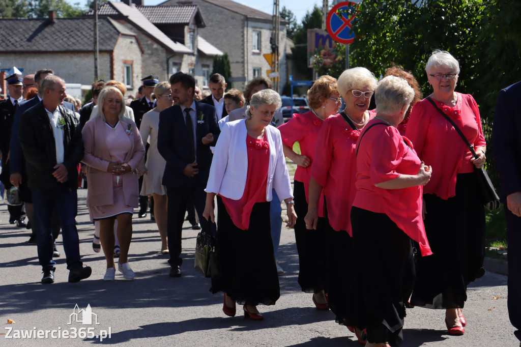 Europoseł Jadwiga Wiśniewska na Dożynkach w Przybynowie
