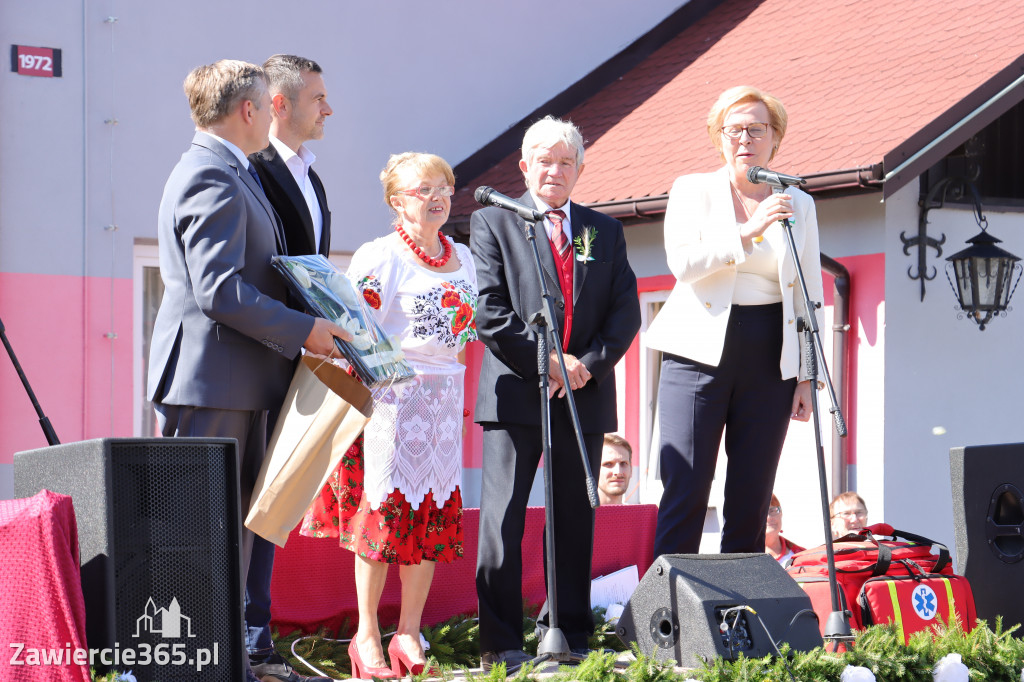 Europoseł Jadwiga Wiśniewska na Dożynkach w Przybynowie