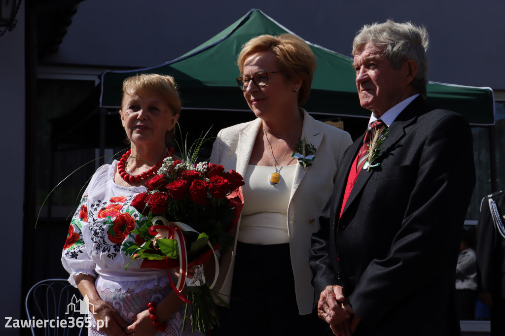 Europoseł Jadwiga Wiśniewska na Dożynkach w Przybynowie