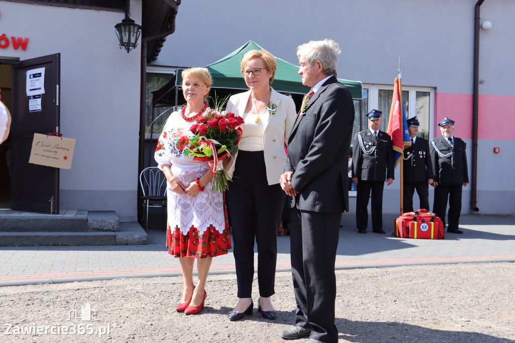 Europoseł Jadwiga Wiśniewska na Dożynkach w Przybynowie