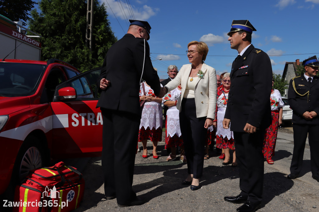 Europoseł Jadwiga Wiśniewska na Dożynkach w Przybynowie
