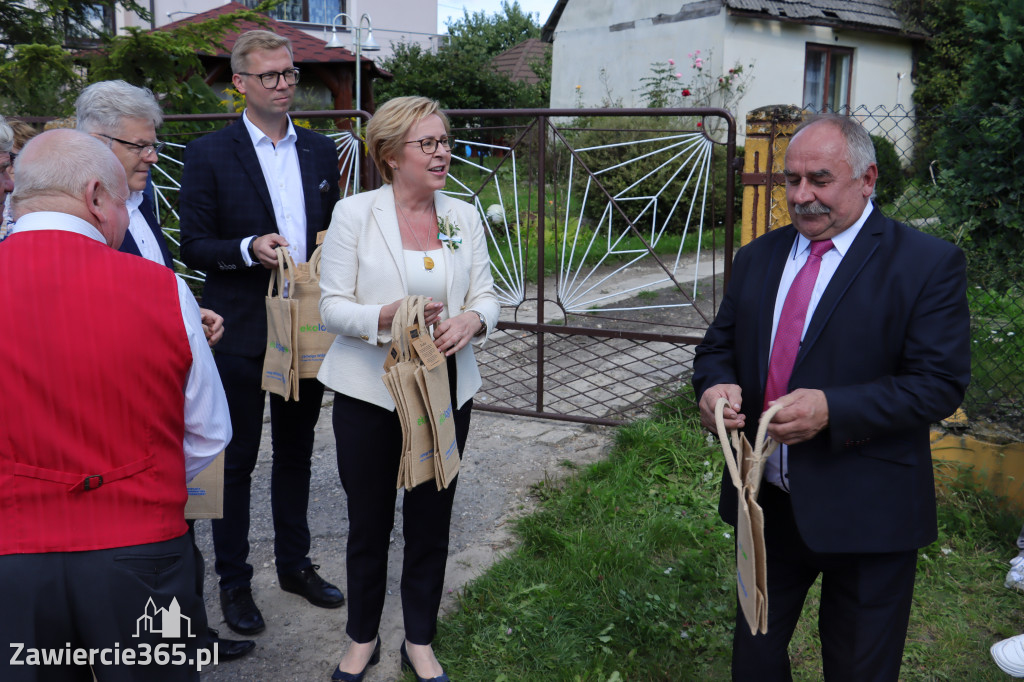 Europoseł Jadwiga Wiśniewska na Dożynkach w Przybynowie