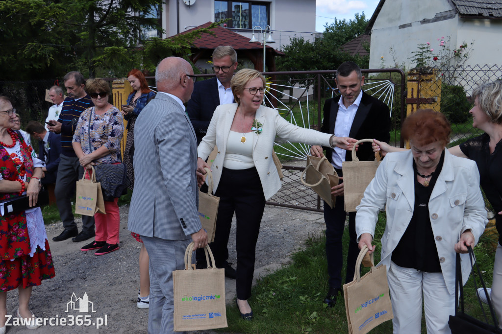 Europoseł Jadwiga Wiśniewska na Dożynkach w Przybynowie