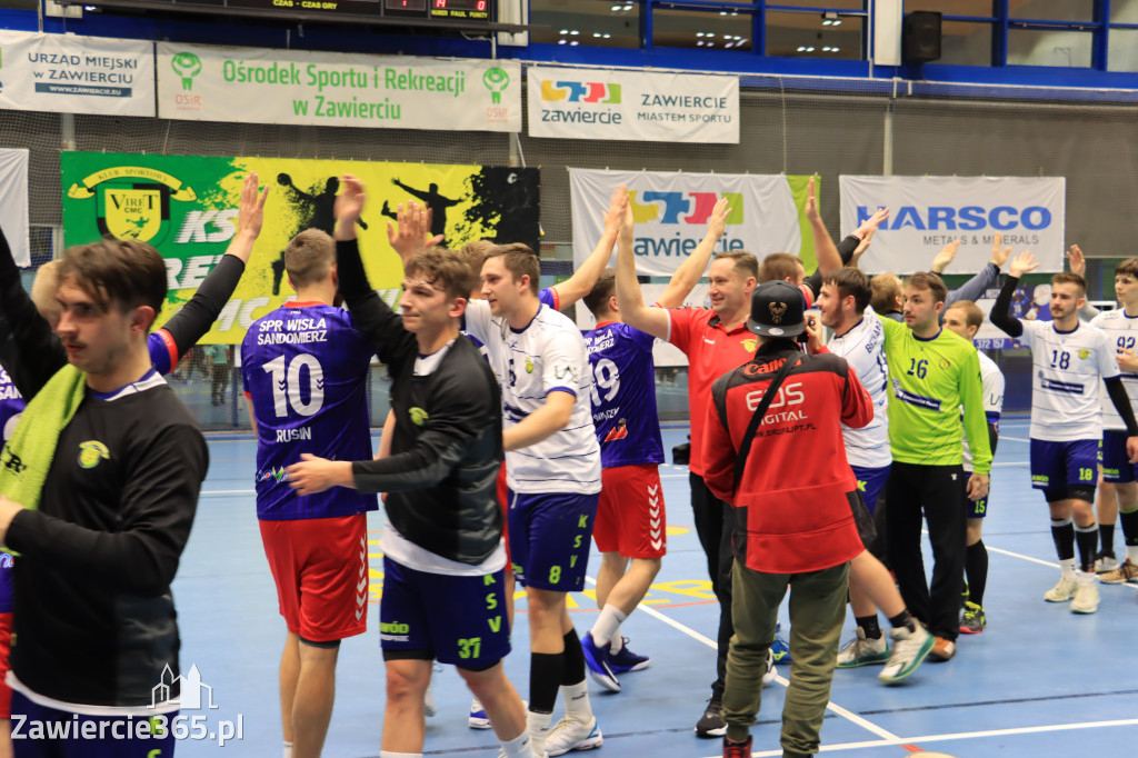 KS Viret CMC Zawiercie 30: 23 SPR Wisła Sandomierz