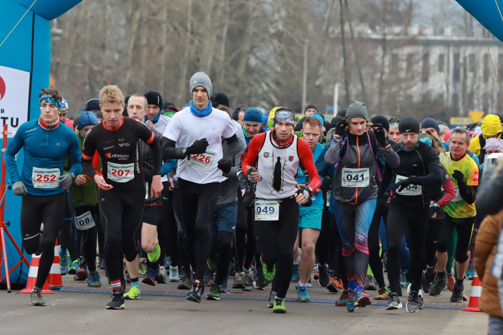 PÓŁMARATON MYSZKOWSKI BIEG NA 11 KM MARSZ NORDIC WALKING