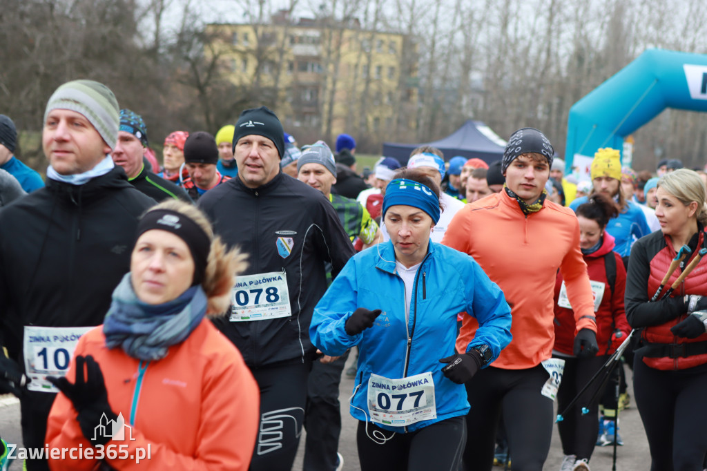 PÓŁMARATON MYSZKOWSKI BIEG NA 11 KM MARSZ NORDIC WALKING