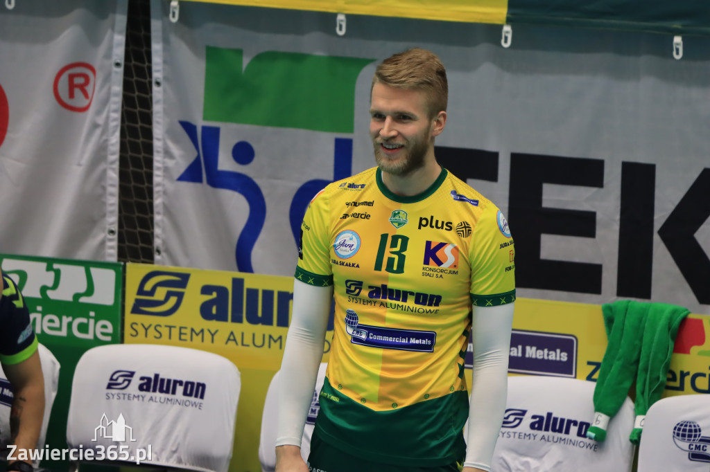 OTWARCIE ROKU NA SZÓSTKĘ Aluron CMC Warta Zawiercie po fantastycznej grze pokonała Trefl Gdańsk 3:0