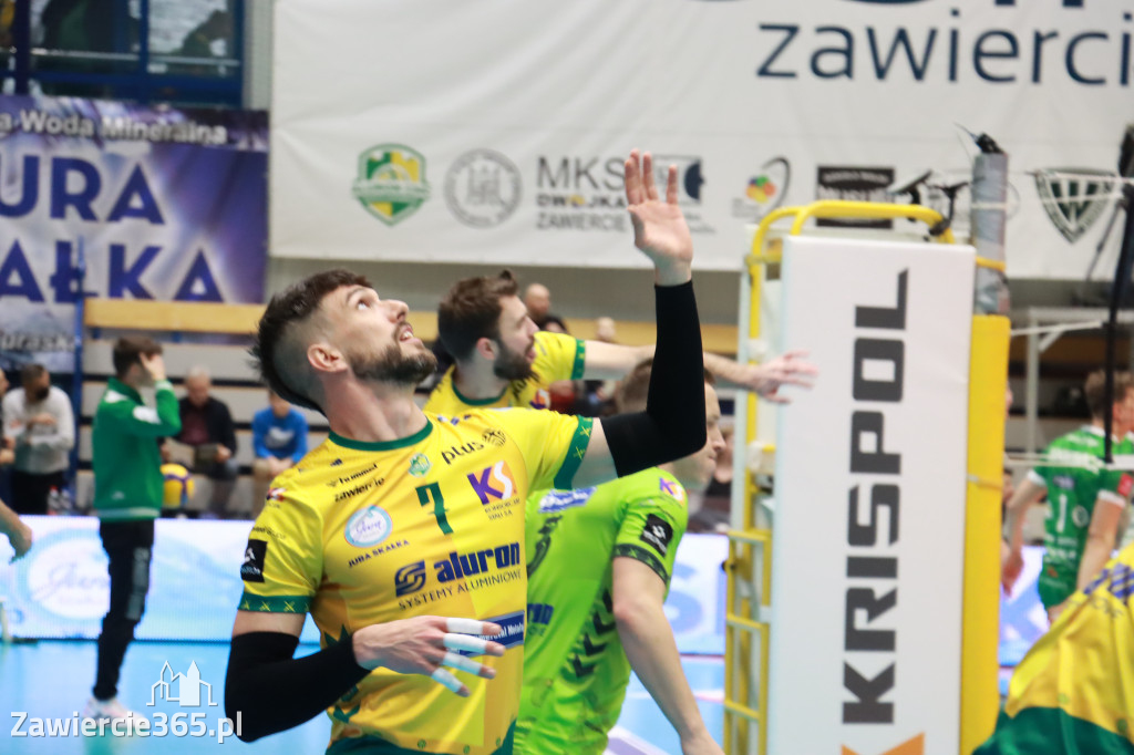 Aluron CMC Warta Zawiercie pokonała Indykpol AZS Olsztyn 3:2.