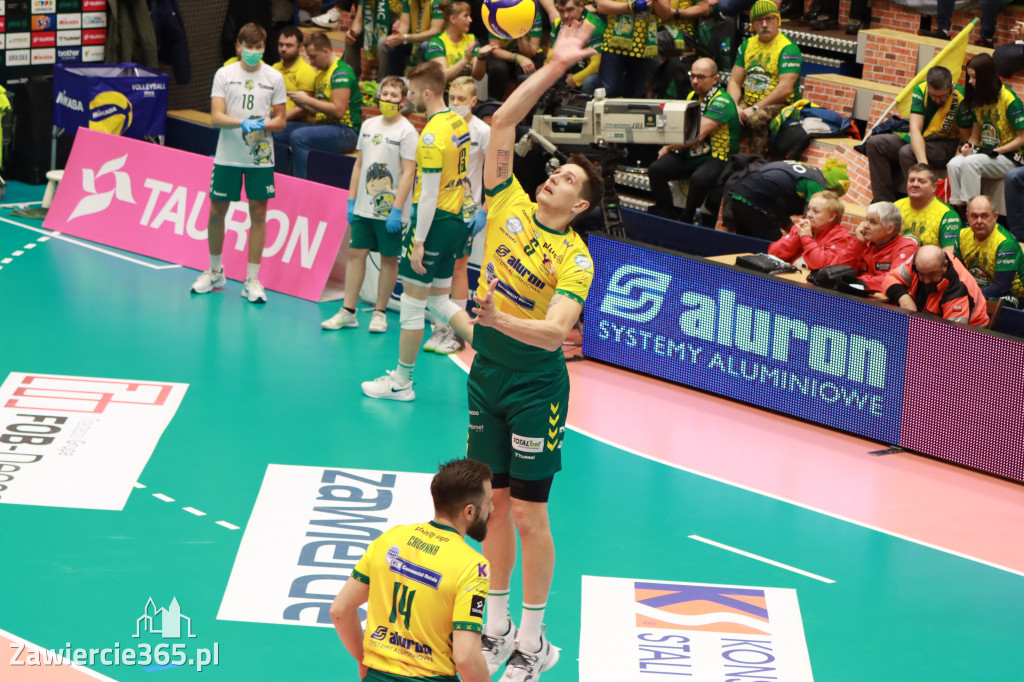 Aluron CMC Warta Zawiercie pokonała Indykpol AZS Olsztyn 3:2.