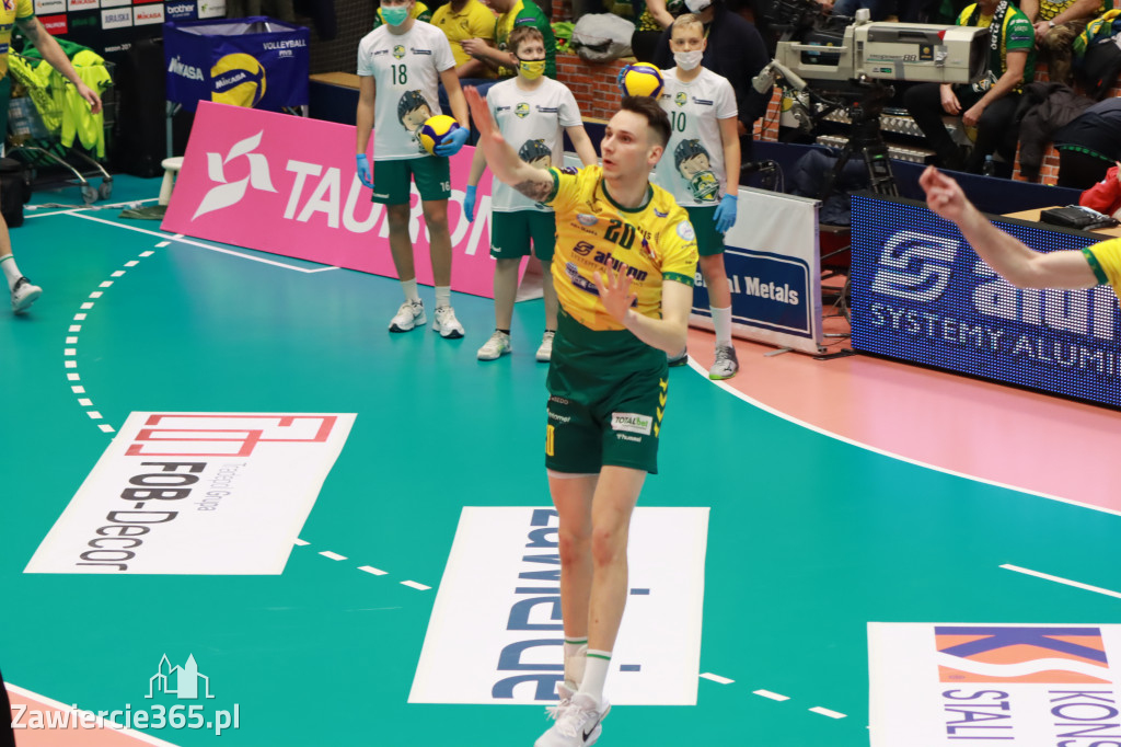 Aluron CMC Warta Zawiercie pokonała Indykpol AZS Olsztyn 3:2.