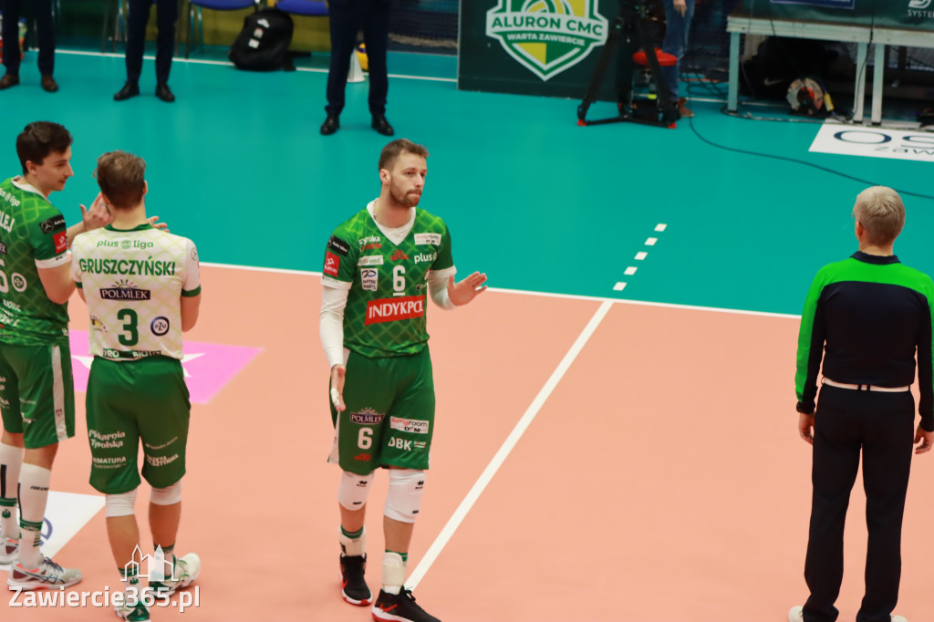 Aluron CMC Warta Zawiercie pokonała Indykpol AZS Olsztyn 3:2.
