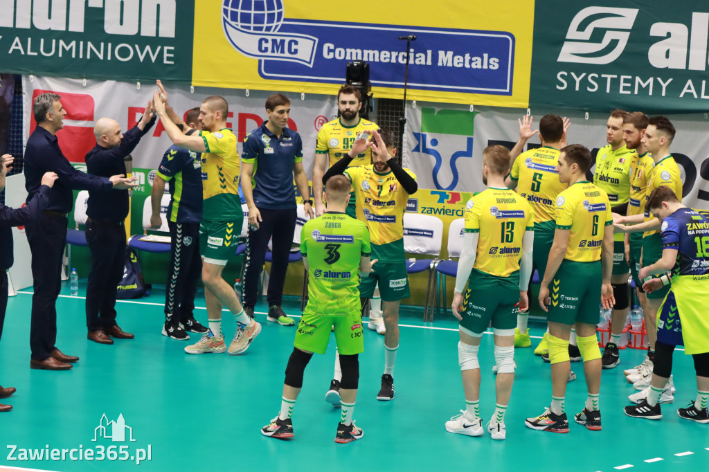 Aluron CMC Warta Zawiercie pokonała Indykpol AZS Olsztyn 3:2.