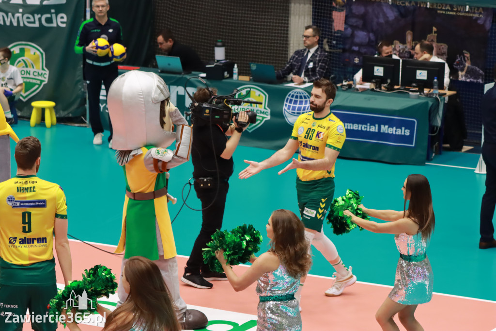 Aluron CMC Warta Zawiercie pokonała Indykpol AZS Olsztyn 3:2.