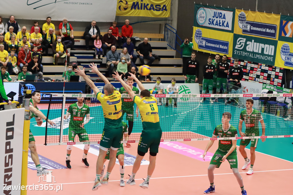 Aluron CMC Warta Zawiercie pokonała Indykpol AZS Olsztyn 3:2.
