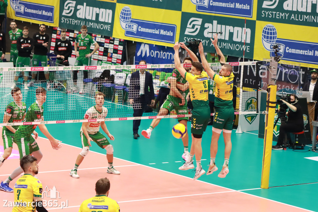 Aluron CMC Warta Zawiercie pokonała Indykpol AZS Olsztyn 3:2.