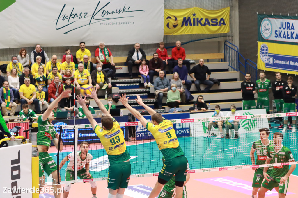 Aluron CMC Warta Zawiercie pokonała Indykpol AZS Olsztyn 3:2.
