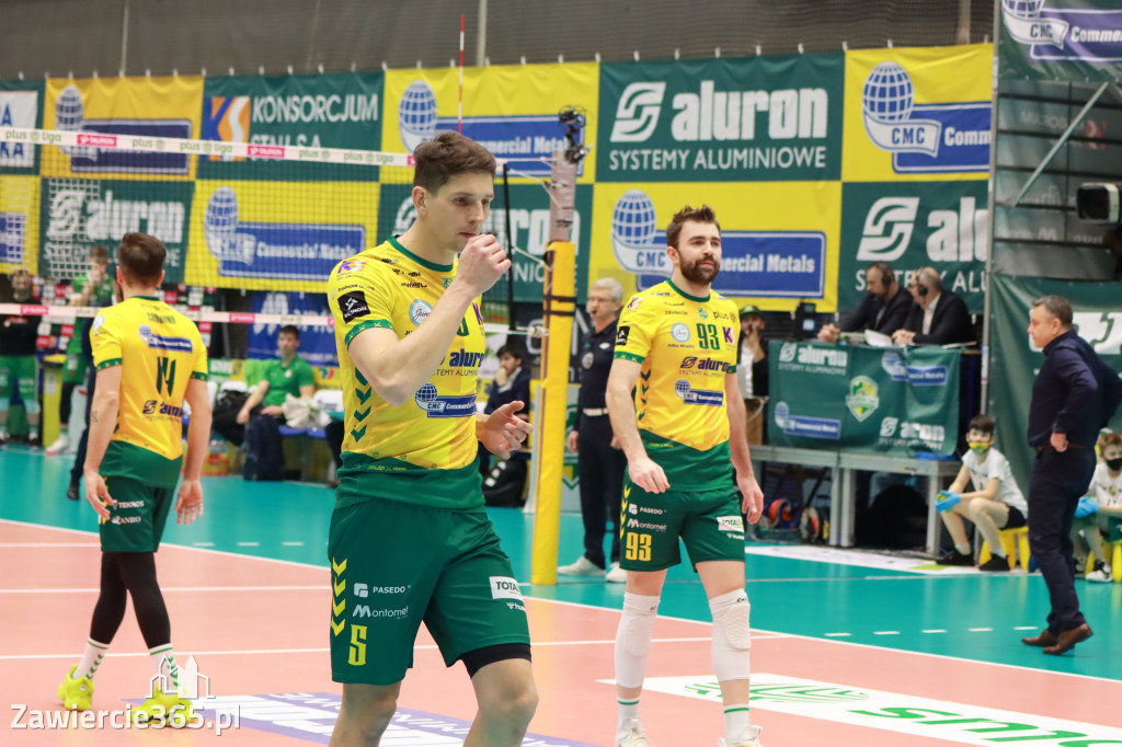 Aluron CMC Warta Zawiercie pokonała Indykpol AZS Olsztyn 3:2.