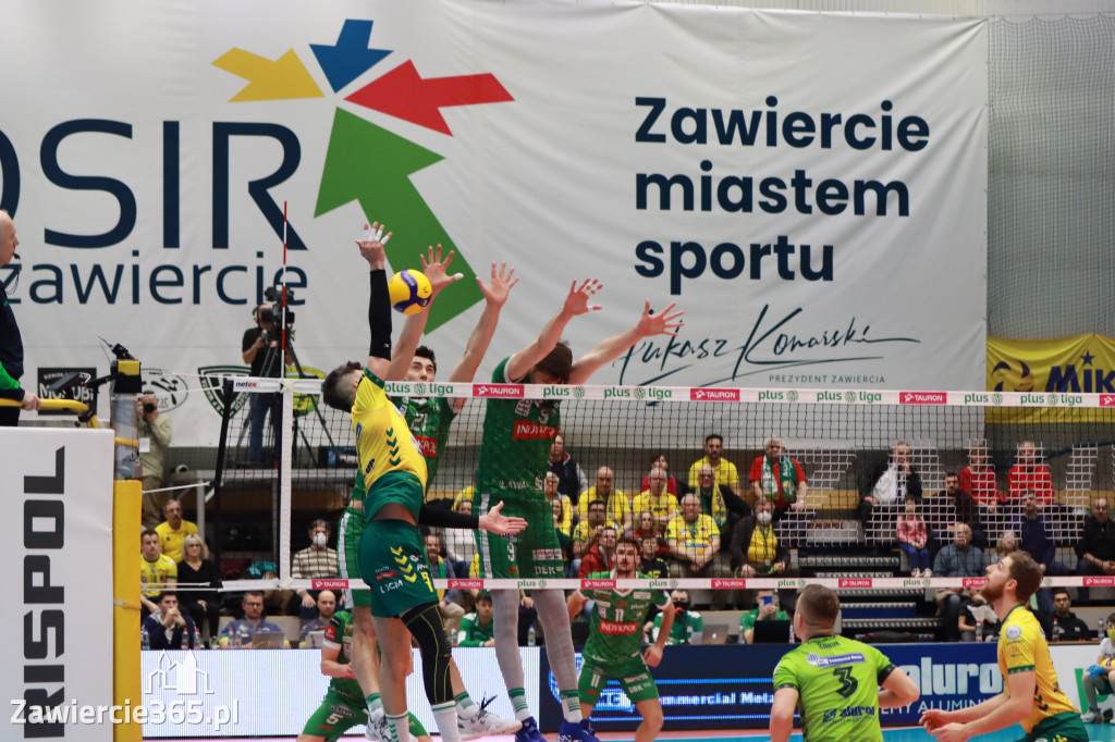 Aluron CMC Warta Zawiercie pokonała Indykpol AZS Olsztyn 3:2.