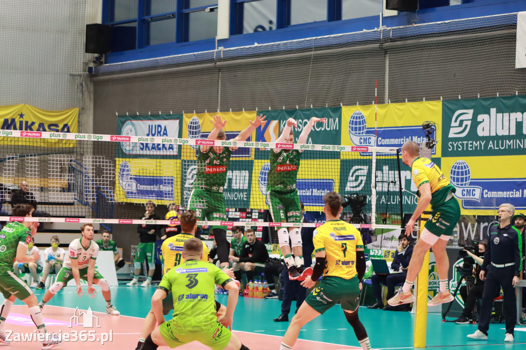 Aluron CMC Warta Zawiercie pokonała Indykpol AZS Olsztyn 3:2.