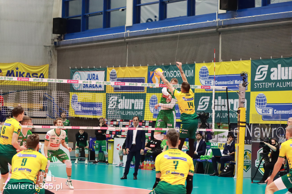 Aluron CMC Warta Zawiercie pokonała Indykpol AZS Olsztyn 3:2.