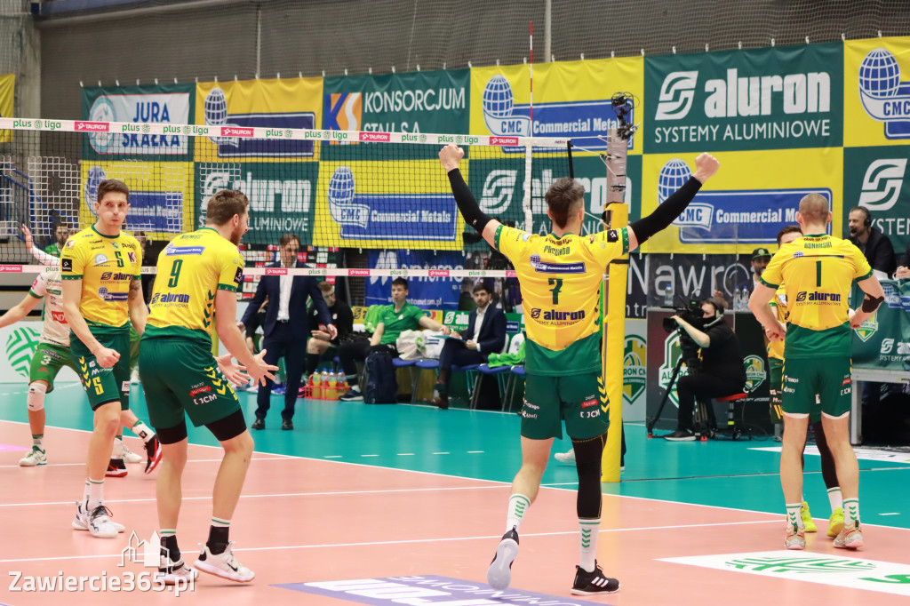 Aluron CMC Warta Zawiercie pokonała Indykpol AZS Olsztyn 3:2.