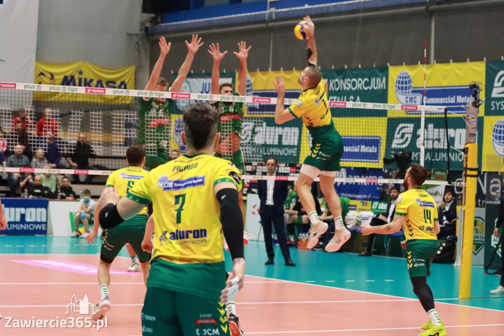 Aluron CMC Warta Zawiercie pokonała Indykpol AZS Olsztyn 3:2.