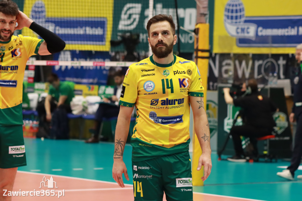 Aluron CMC Warta Zawiercie pokonała Indykpol AZS Olsztyn 3:2.
