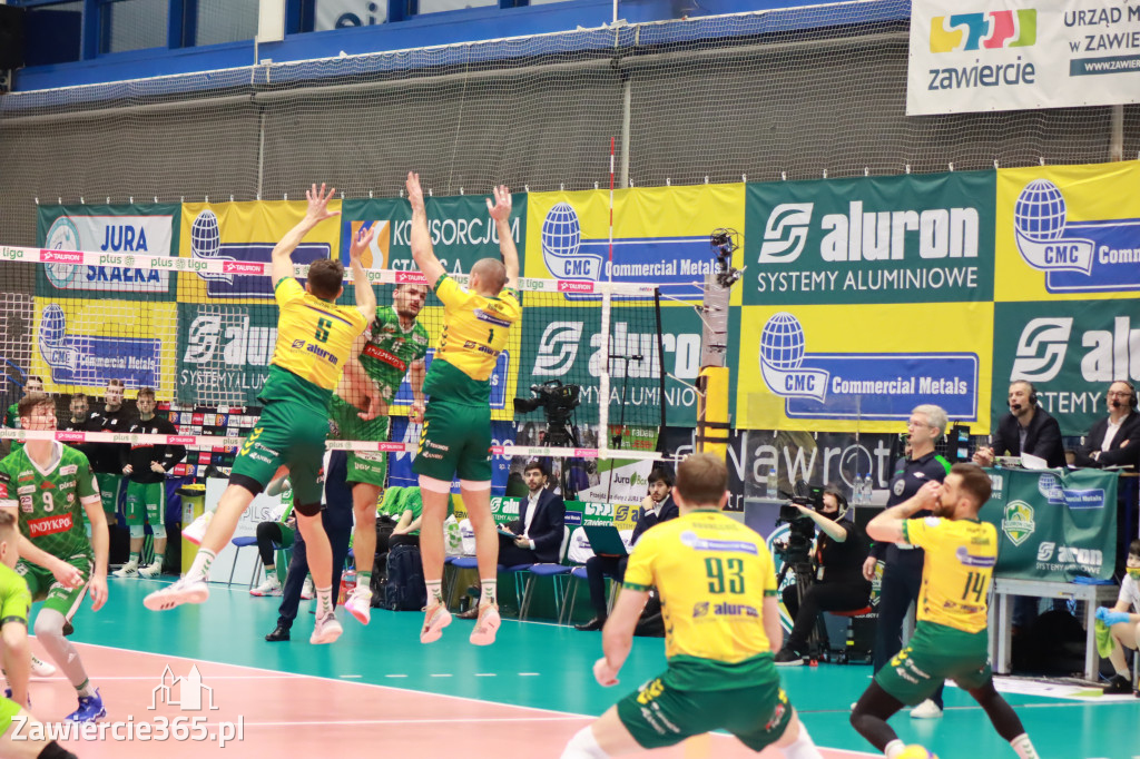 Aluron CMC Warta Zawiercie pokonała Indykpol AZS Olsztyn 3:2.