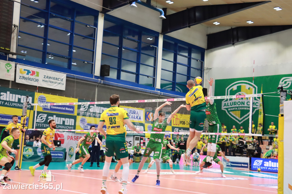 Aluron CMC Warta Zawiercie pokonała Indykpol AZS Olsztyn 3:2.