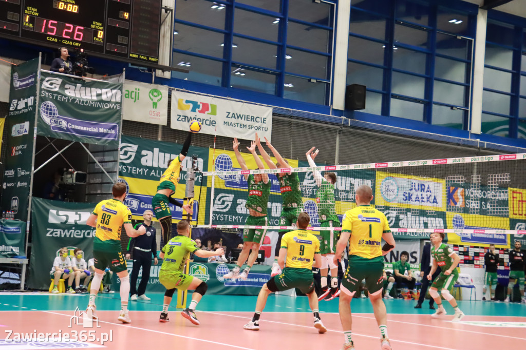 Aluron CMC Warta Zawiercie pokonała Indykpol AZS Olsztyn 3:2.