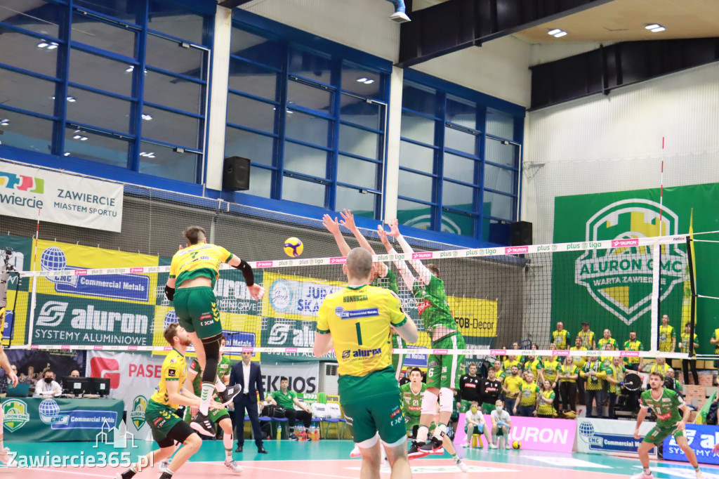 Aluron CMC Warta Zawiercie pokonała Indykpol AZS Olsztyn 3:2.