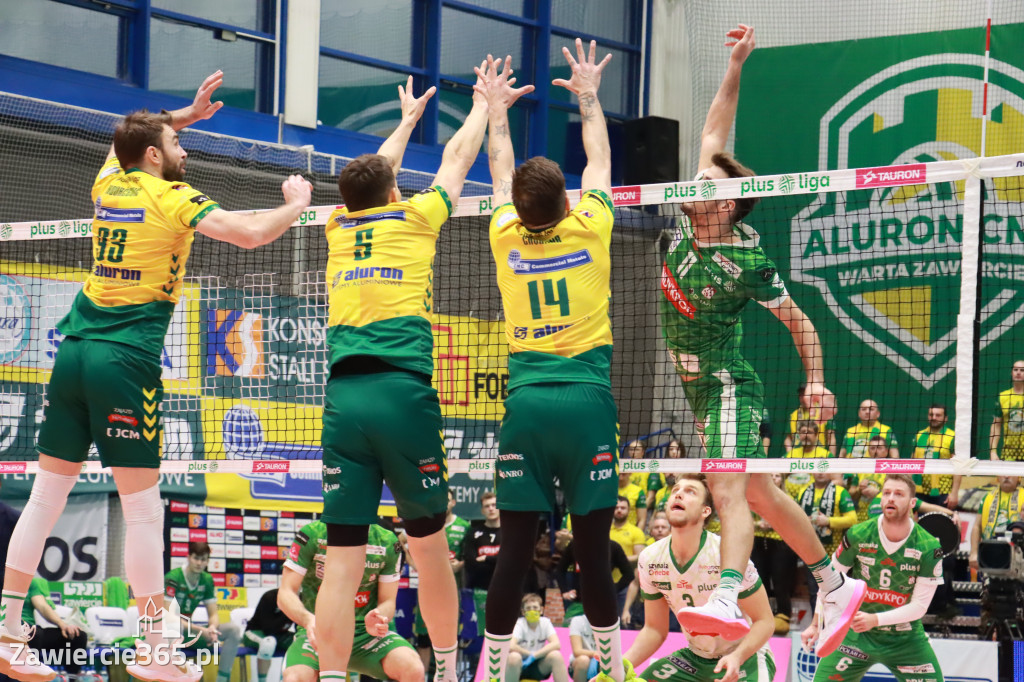 Aluron CMC Warta Zawiercie pokonała Indykpol AZS Olsztyn 3:2.