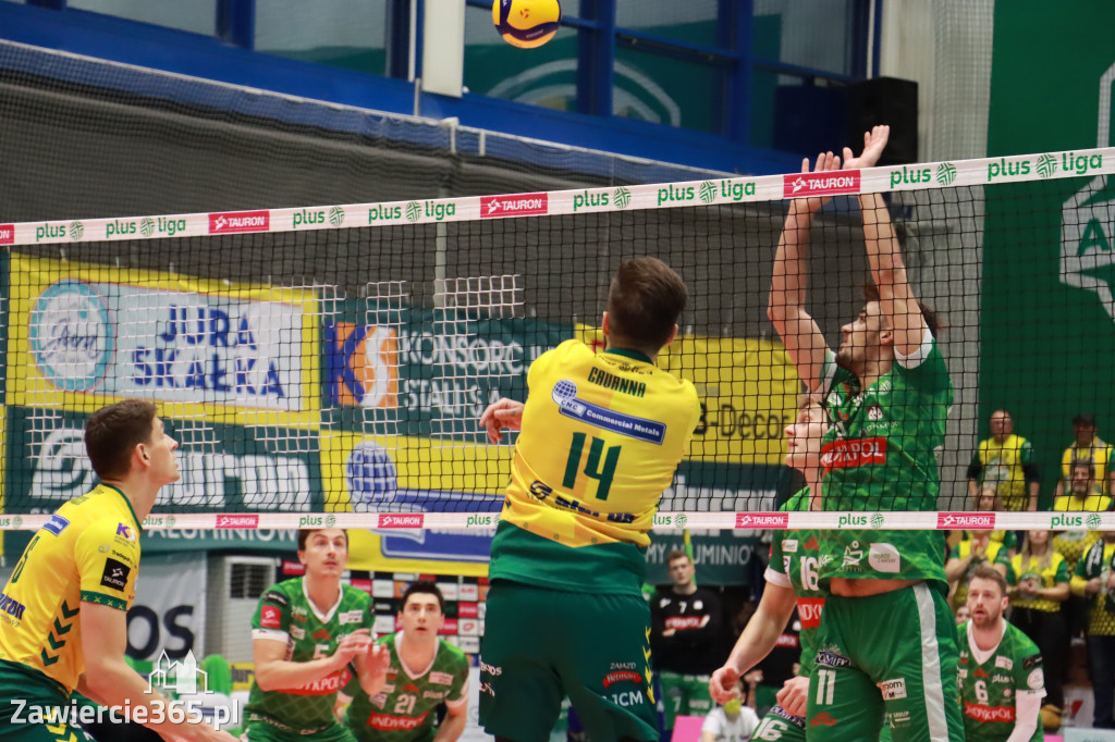 Aluron CMC Warta Zawiercie pokonała Indykpol AZS Olsztyn 3:2.