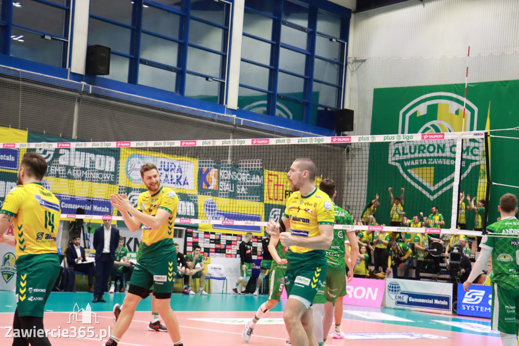 Aluron CMC Warta Zawiercie pokonała Indykpol AZS Olsztyn 3:2.