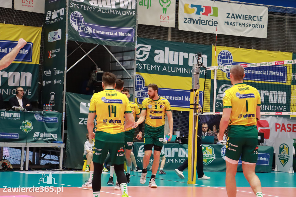 Aluron CMC Warta Zawiercie pokonała Indykpol AZS Olsztyn 3:2.