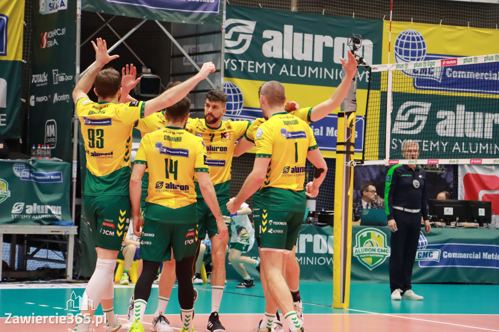 Aluron CMC Warta Zawiercie pokonała Indykpol AZS Olsztyn 3:2.