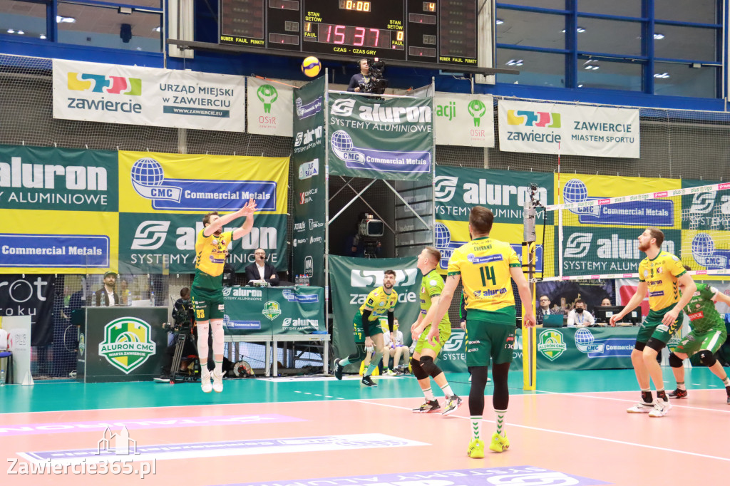 Aluron CMC Warta Zawiercie pokonała Indykpol AZS Olsztyn 3:2.
