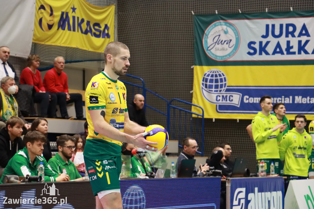Aluron CMC Warta Zawiercie pokonała Indykpol AZS Olsztyn 3:2.