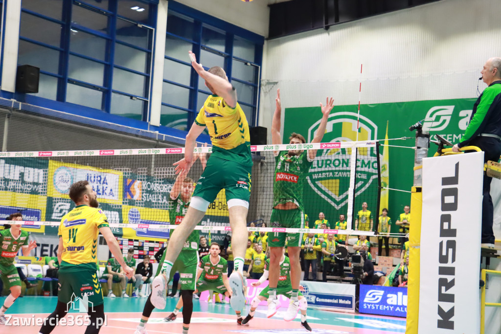 Aluron CMC Warta Zawiercie pokonała Indykpol AZS Olsztyn 3:2.