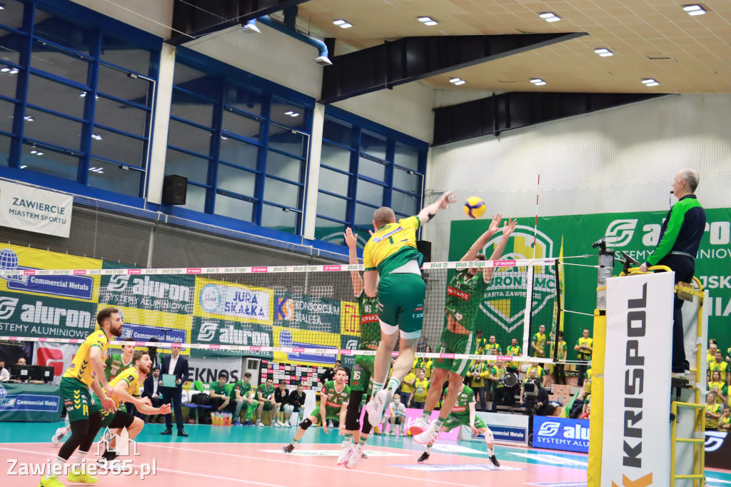 Aluron CMC Warta Zawiercie pokonała Indykpol AZS Olsztyn 3:2.