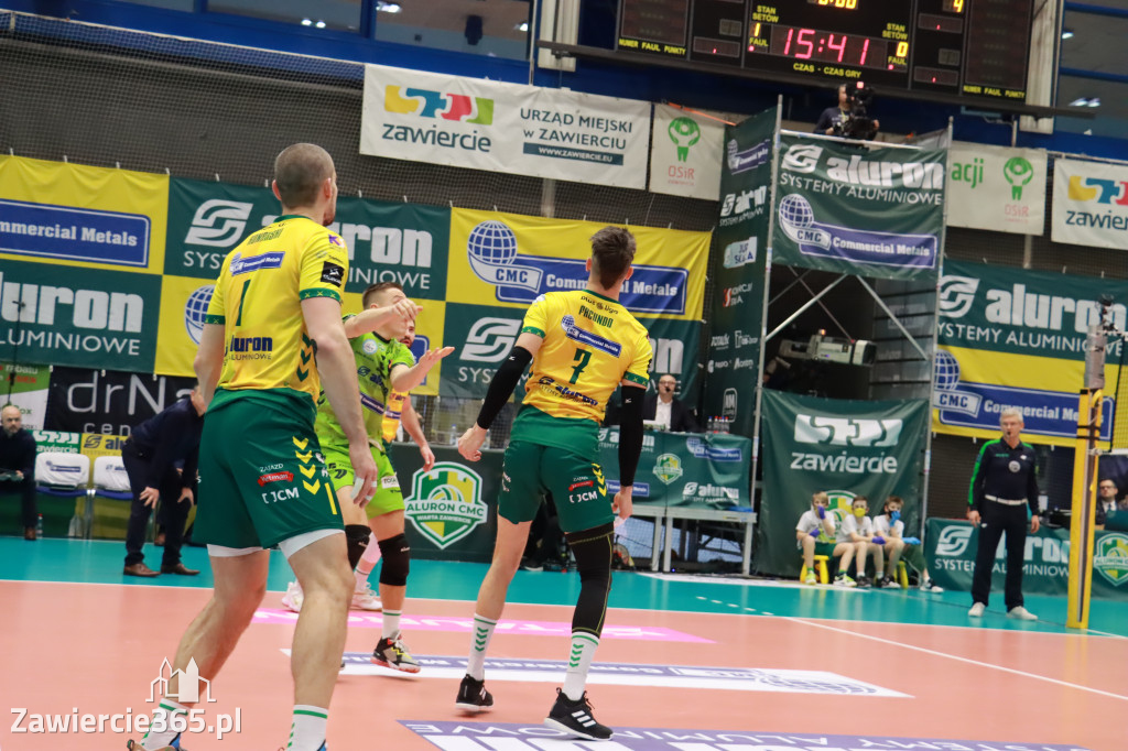Aluron CMC Warta Zawiercie pokonała Indykpol AZS Olsztyn 3:2.